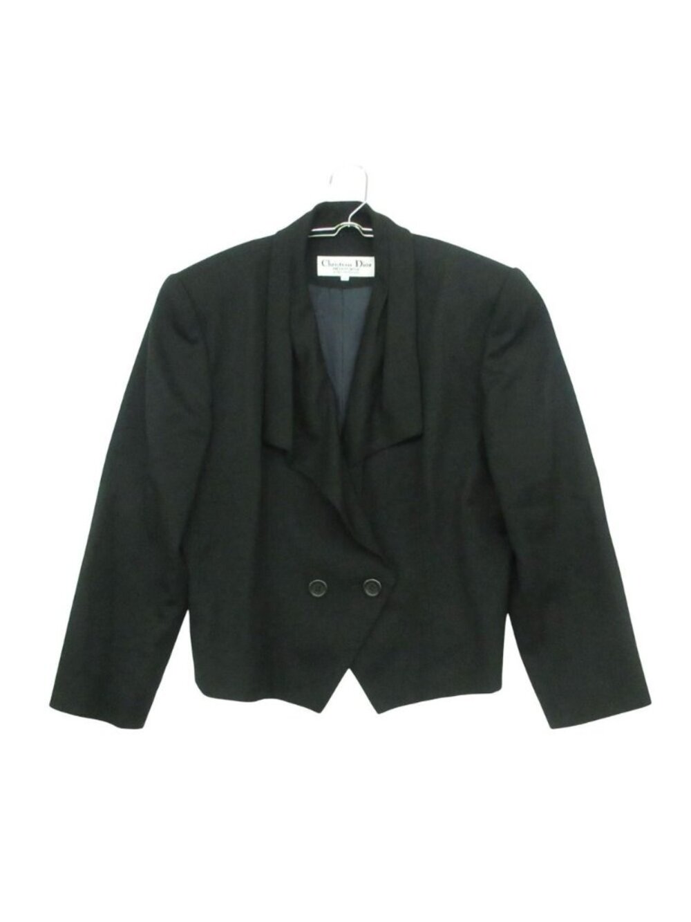 Dior Vintage Jacket Double Wool Black 13